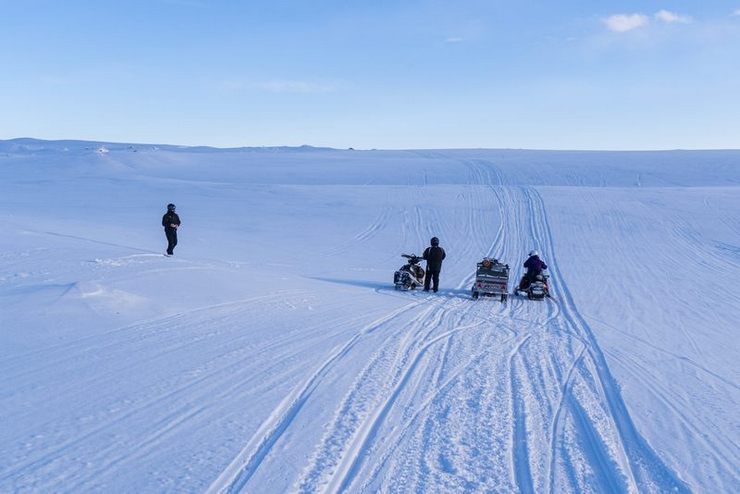 Fjället Bäno i höjd med Merkenäs